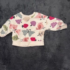 Carter's Cream Fruit Print Sweater